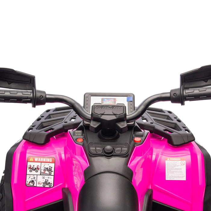 Quad Can-Am, Outlander (Batterie 24 Volts) (Moteurs 4x200 Watts) (2 Places)