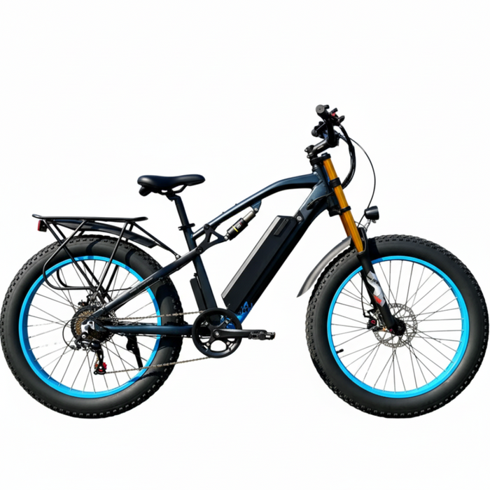 Lankeleisi, RV700 Explorer, Vélo Électrique de Montagne (48 Volts) (16Ah) (500 Watts) (1000 Crête)