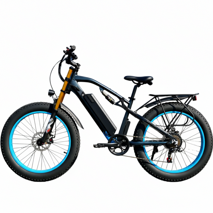 Lankeleisi, RV700 Explorer, Vélo Électrique de Montagne (48 Volts) (16Ah) (500 Watts) (1000 Crête)