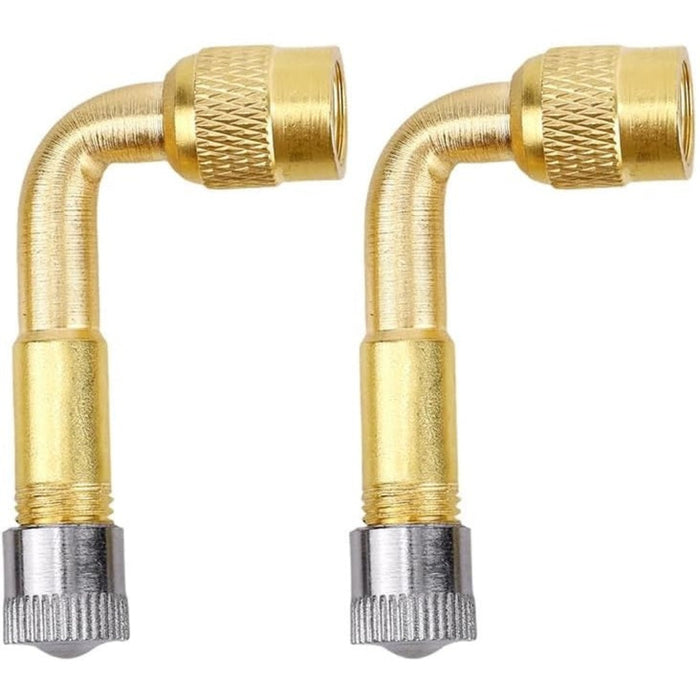 Kit de Rallonges de Tige de Valve en Métal (2x45 Degrés) (2x90 Degrés) (2x135 Degrés)