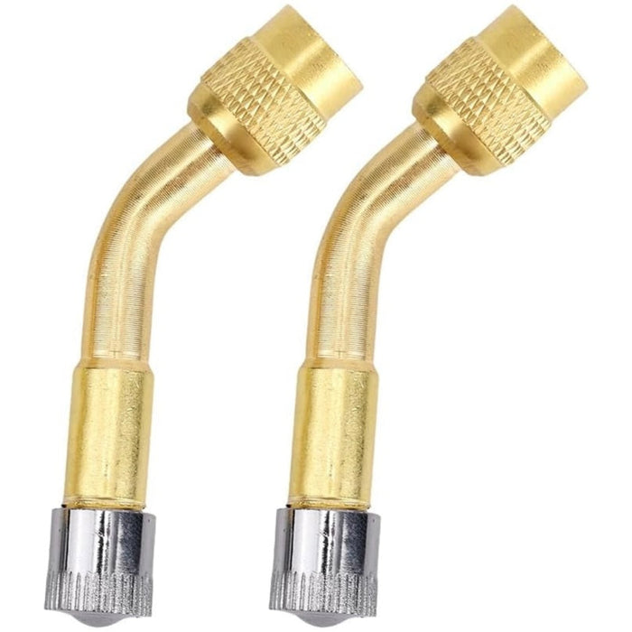 Kit de Rallonges de Tige de Valve en Métal (2x45 Degrés) (2x90 Degrés) (2x135 Degrés)