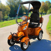 Rickshaw Deluxe, Quadriporteur avec Toit (60 Volts) (500 Watts) (20Ah)