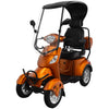 Rickshaw Deluxe, Quadriporteur avec Toit (60 Volts) (500 Watts) (20Ah)