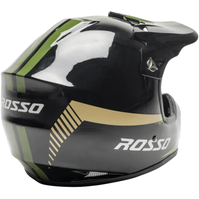 Gio, Casque Rosso de Motocross pour Enfants