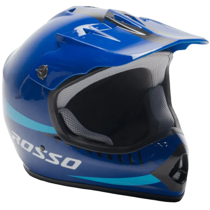 Gio, Casque Rosso de Motocross pour Enfants