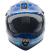 Gio, Casque Rosso de Motocross pour Enfants