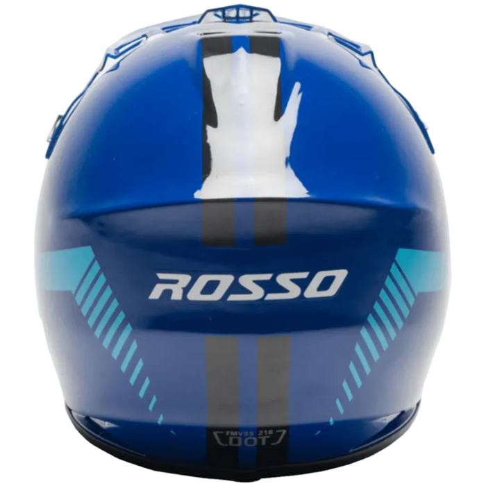 Gio, Casque Rosso de Motocross pour Enfants