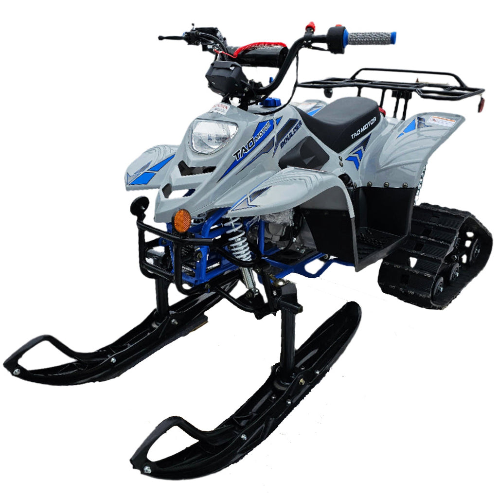 Tao Motors, New Boulder avec Chenilles et Skis, Quad à Essence (110cc) (4 Temps)