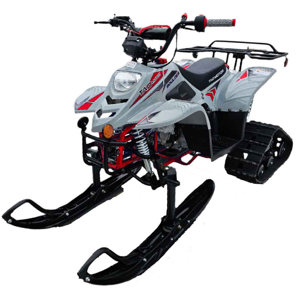 Tao Motors, New Boulder avec Chenilles et Skis, Quad à Essence (110cc) (4 Temps)