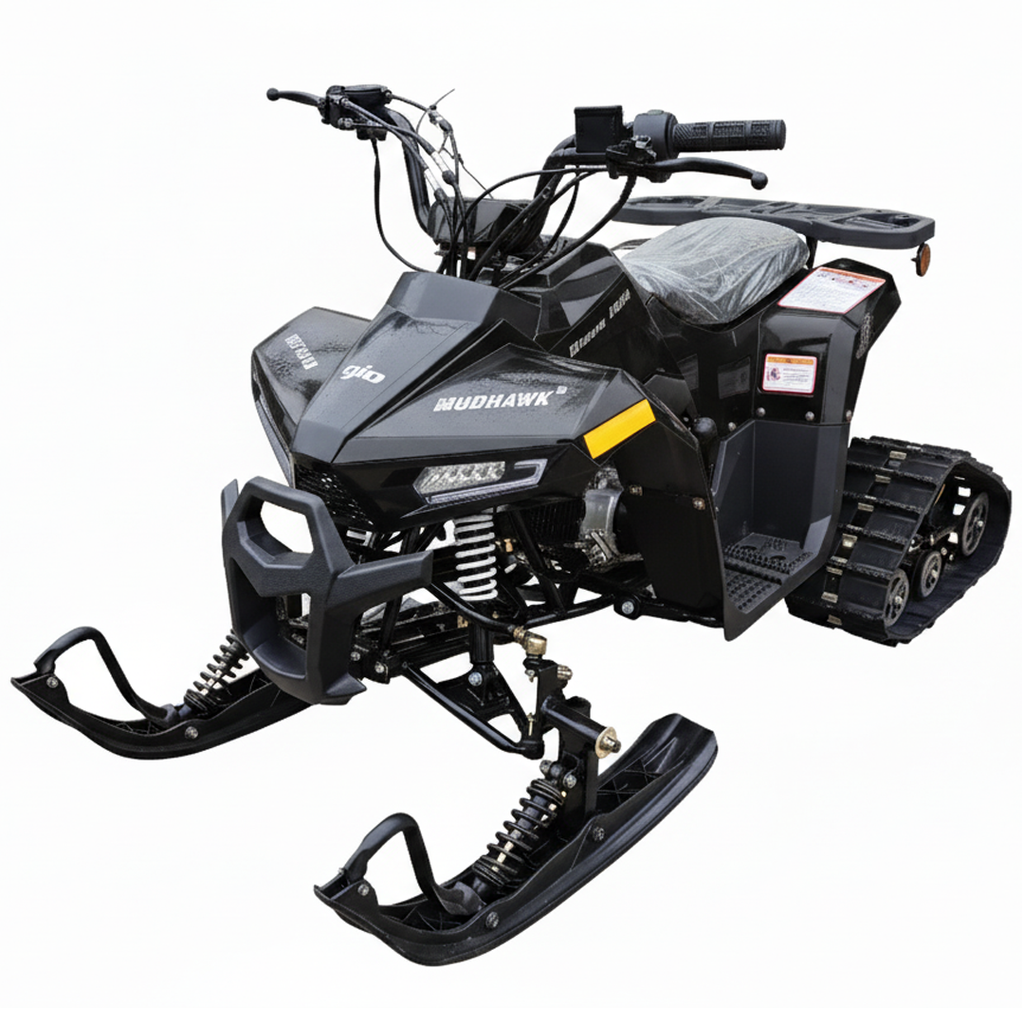 Tao Motors, Mudhawk avec Chenilles et Skis, Quad à Essence (110cc) (4 Temps)
