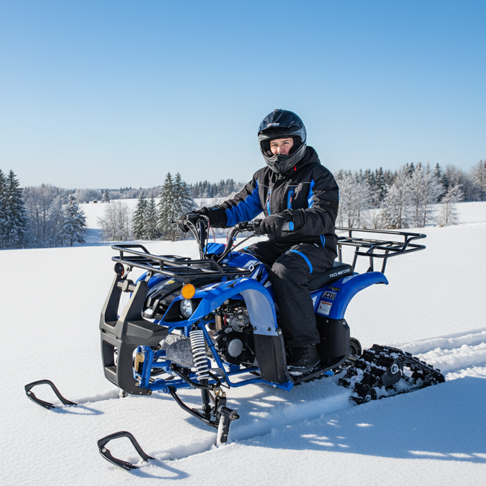 Tao Motors, New T-Force avec Chenilles et Skis, Quad à Essence (4 Temps) (120cc)