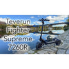 Teverun, Fighter Supreme 7260R 2025, Trottinette Électrique (72 Volts) (60Ah) (2x2500 Watts) (2x7500 Watts/Crête, 15000 Watts)