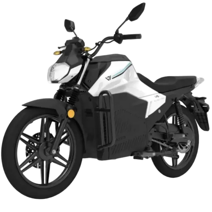 VMoto, VS4 par Ducati, Moto Électrique, (74 Volts) (45Ah) (4000 Watts) (Crête 8000 Watts) (2 Places) Immatriculable Scooter