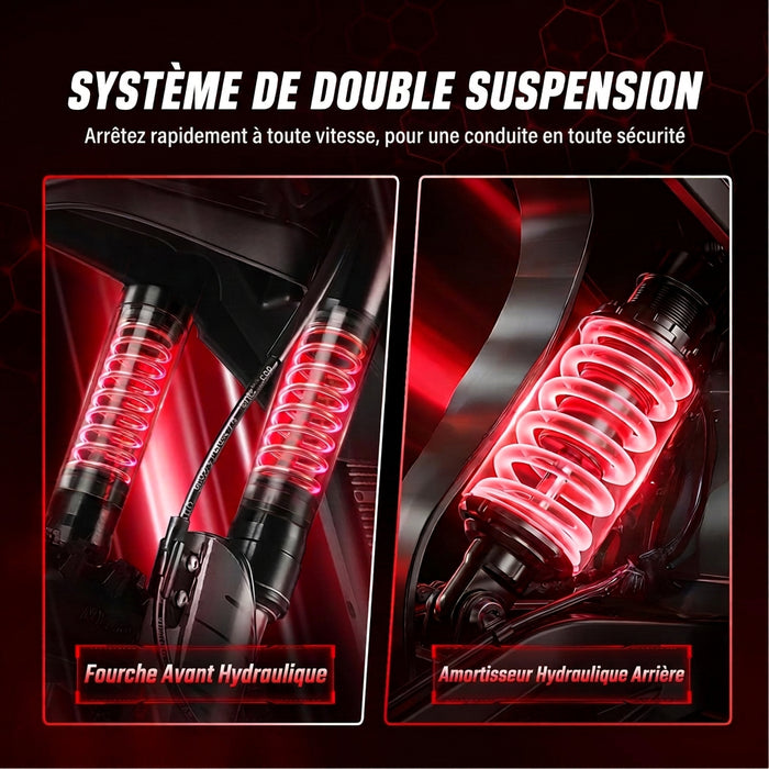Valtinsu, EM5 Pro, Motocross Électrique (60 Volts) (27Ah) (2500 Watts) (5600 Watts Crête)