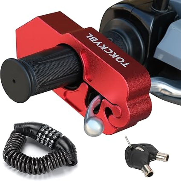 TOKCKYBL, Verrou antivol robuste pour moto