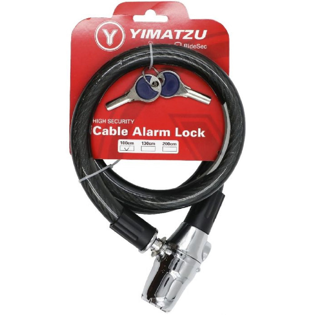 Yimatzu, Cadenas robuste avec fil et alarme (100 cm)