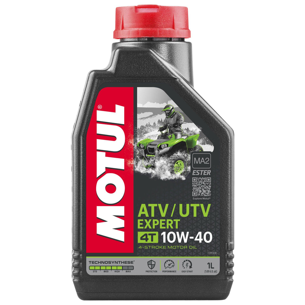 Motul 10W40 (4 Temps) ATV/UTV, Huile Technosynthétique