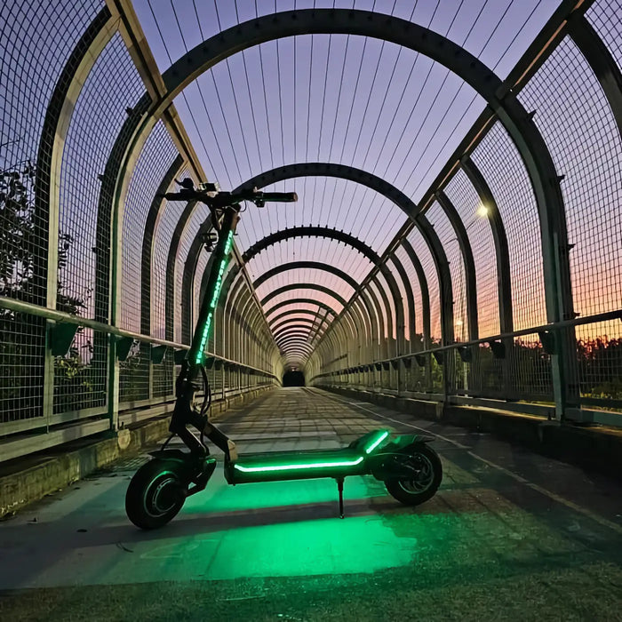 Teverun, Fighter Mini Eco 2.0, Trottinette Électrique (52 Volts) (20,8Ah) (2x1000 Watts) (2x1600 Watts/Peak) (3200 Watts/Peak Total)