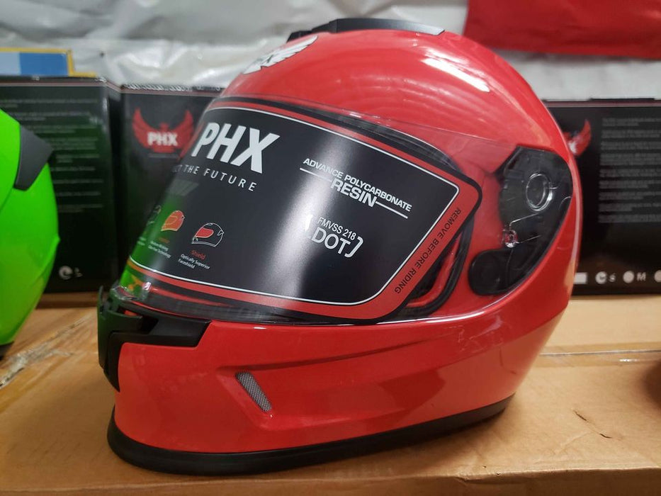 PHX Cyclone Helmet (Pure, Gloss Red) (Children)
