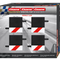 Carrera Digital 124/132/Evolution, Bordures Pour Lignes Droites 1/4 (4)