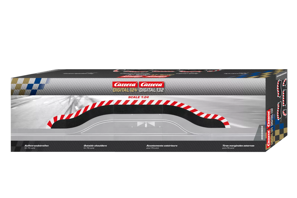 Carrera Digital 124/132, Outer Borders for Pit Lane (5) 