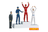 Carrera Digital 124/132/Evolution, Podium With Characters 