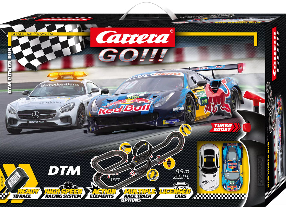 Carrera Carrera Go!!! Set de piste et de voiture de course DTM Power Run  8,9 m