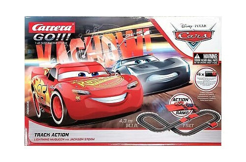 Carrera Go, Disney Pixar Cars 3, Track Action (Ensemble à batterie) —