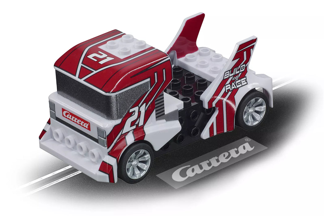Carrera GO, Build 'n Race - Camion De Course Blanc