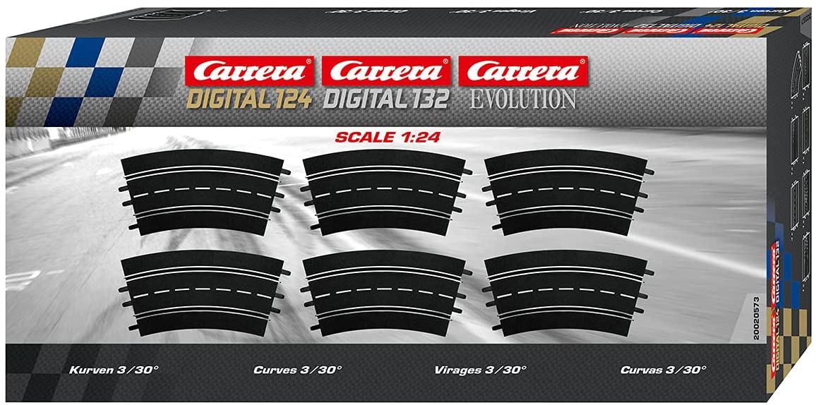 Carrera Digital 124/132/Evolution, 3/30° turn (6) 