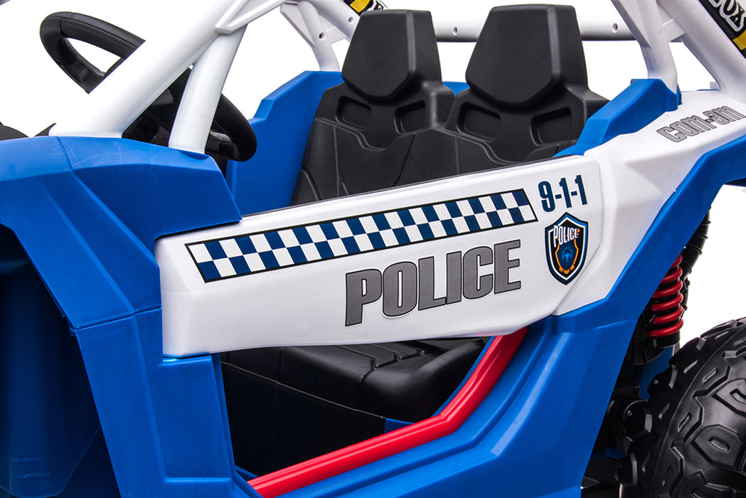 Maverick Police UTV Buggy (24 Volt Battery) (4x200 Watt Engines) (2 Seats)