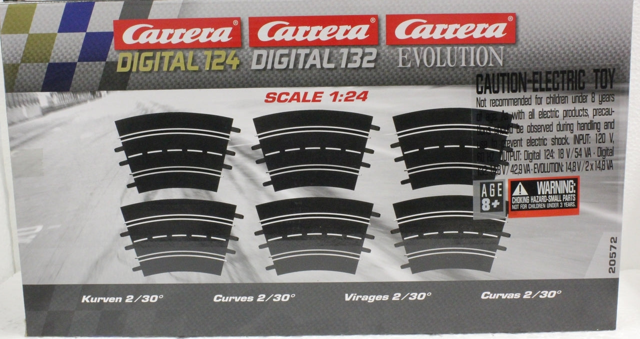Carrera Digital 124/132/Evolution, Turn 2/30° (6) 