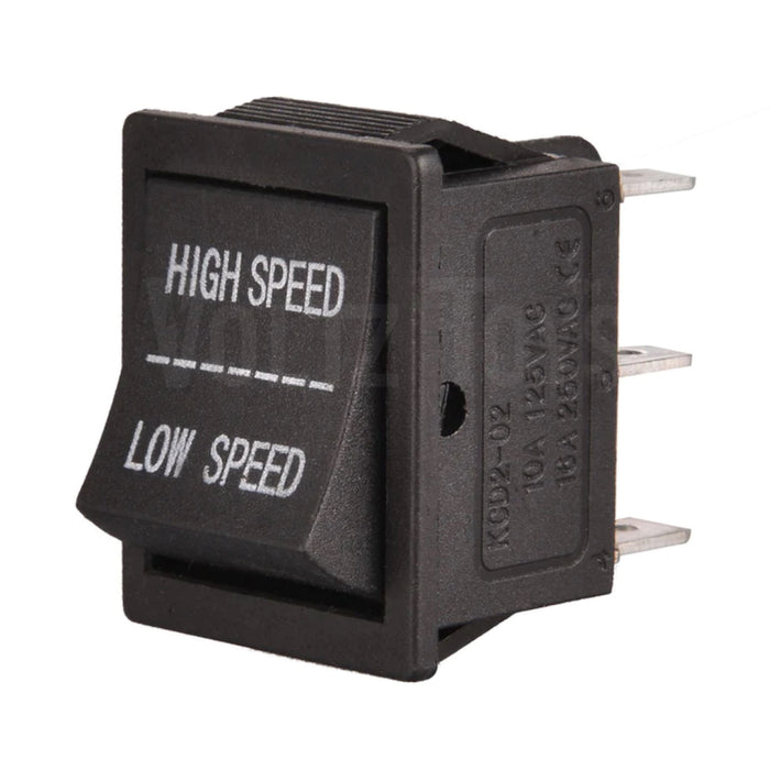 Switch, Speed ​​Selector (6 Pin) (High, Low) (12 Volts)