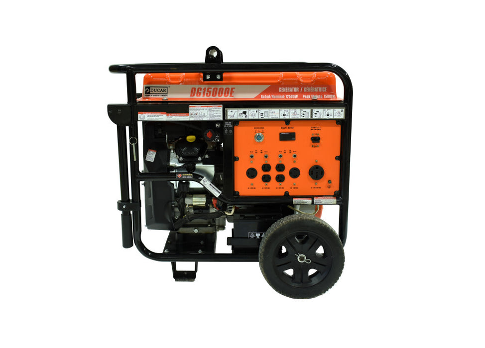 DUCAR, 12500W generator, DUEDG15000E - 20HP 