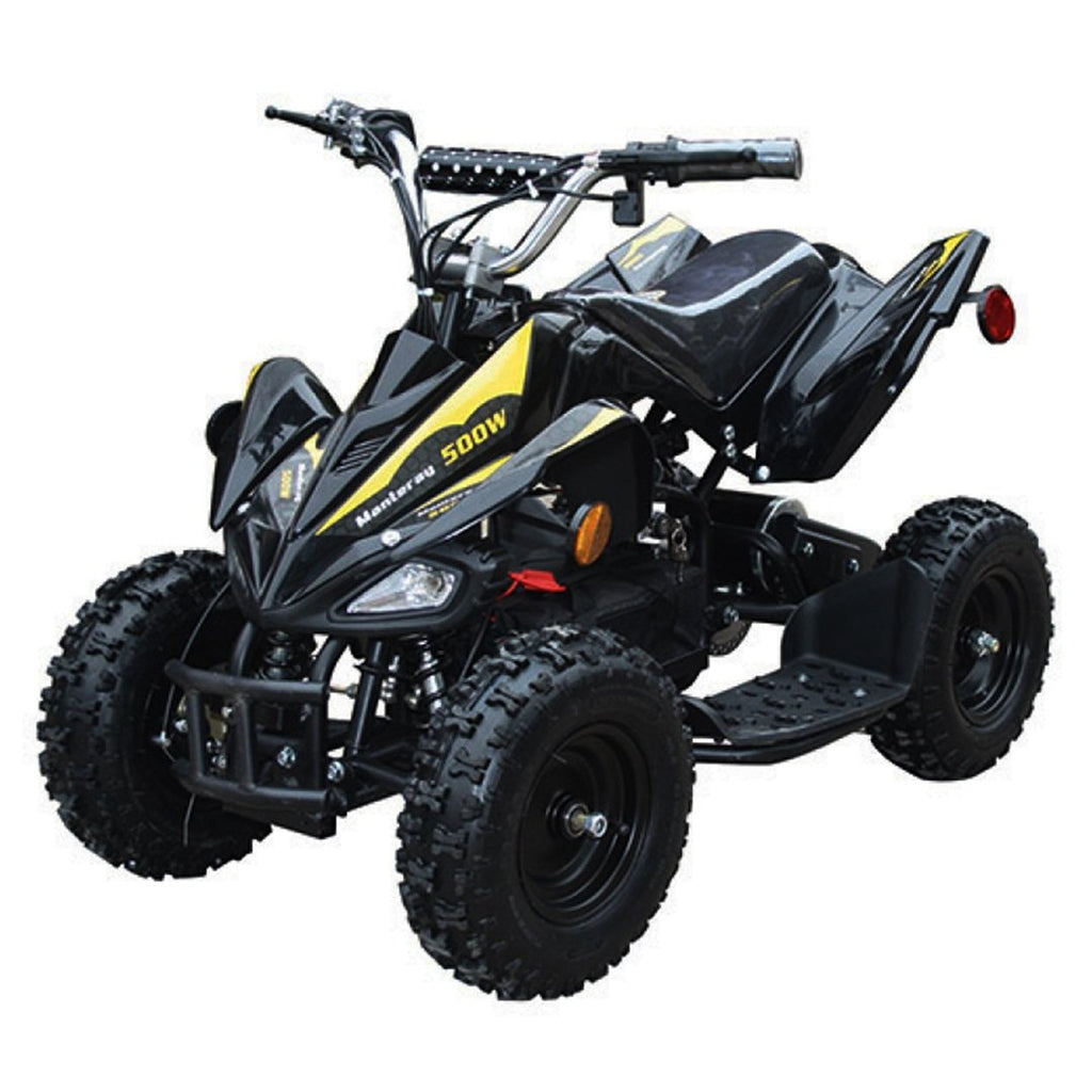 Gio Manteray Quad Electrique (36 Volts) (500 Watts) (4 Ans +) Noir Quads Et Vtt Électriques
