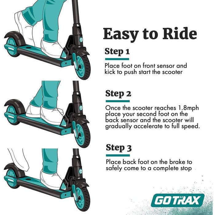 Go Trax GKS Lumios, Electric Scooter (24 Volts) (150 Watts) Lithium