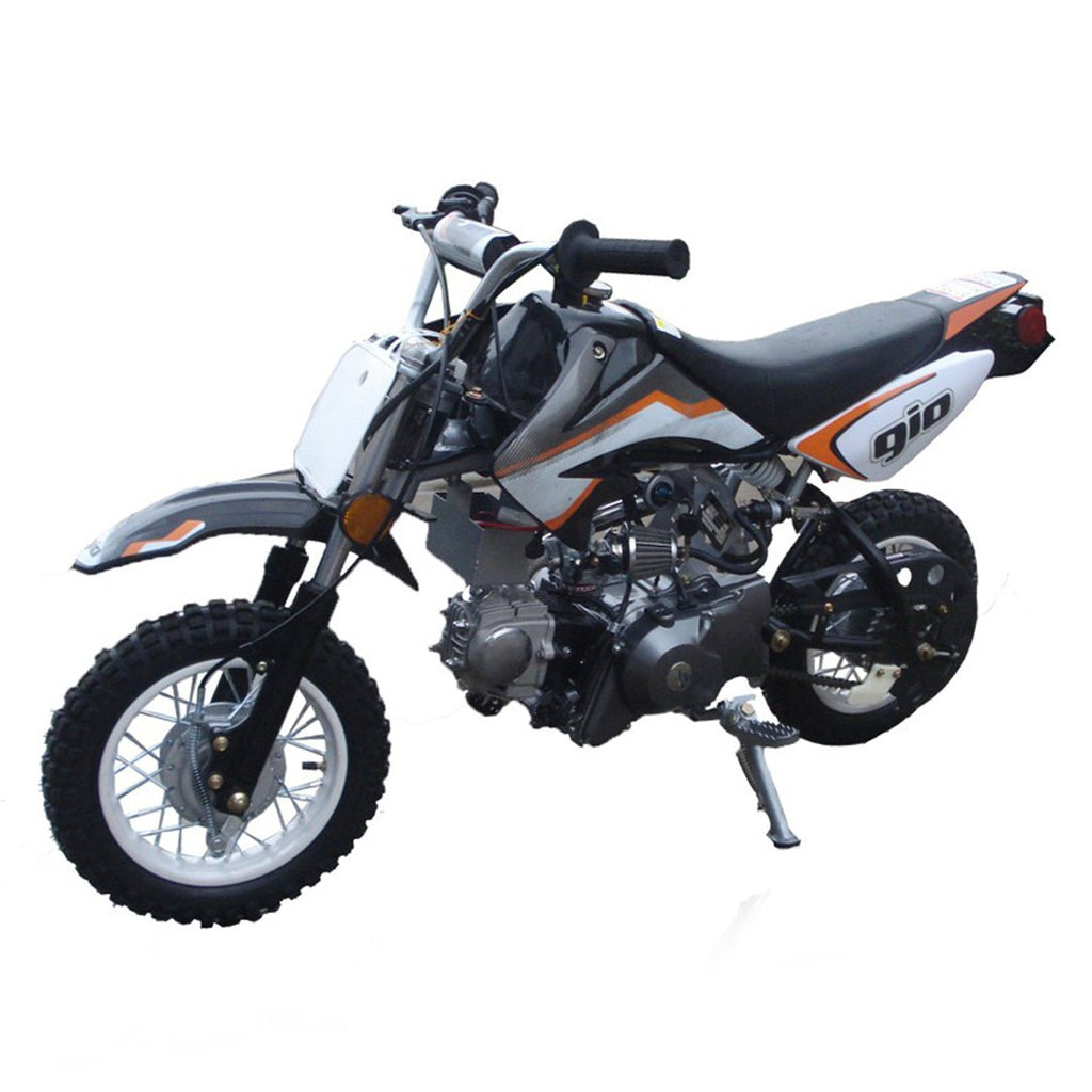 Gio Gx70 Motocross À Essence (70Cc) (4 Temps) (6-10 Ans) Orange Et Noir Motocross