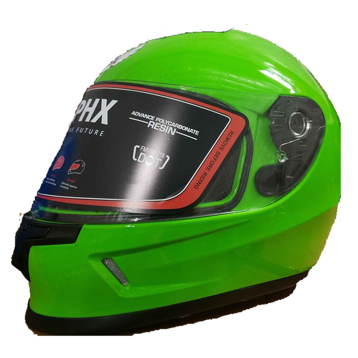 Casque PHX Cyclone (Pure, Gloss Green) (Enfant)