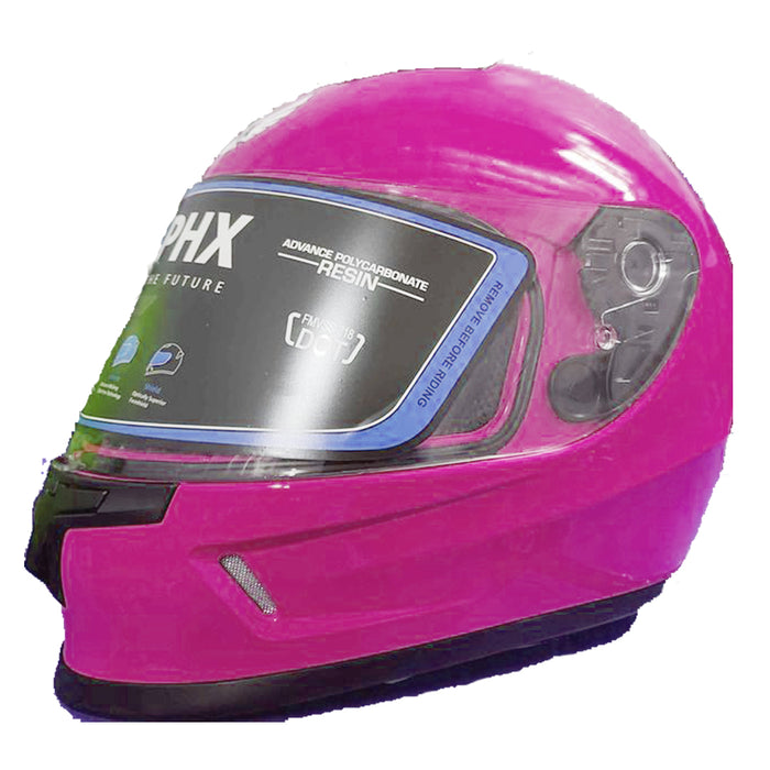 PHX Cyclone Helmet (Pure, Gloss Pink) (Child)