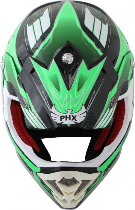 PHX Raptor Helmet (Tempest, Gloss Green)