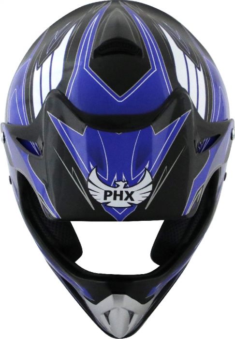 boys helmet motorcycle thh PHX Zone 3 Helmet (Tempest, Gloss Blue) (Children) — Turbokids.ca