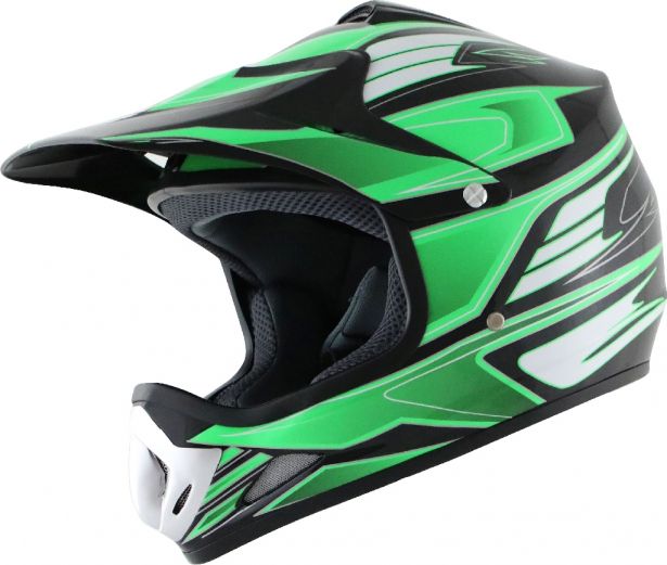 PHX Zone 3 Helmet (Tempest, Gloss Green) (Children)