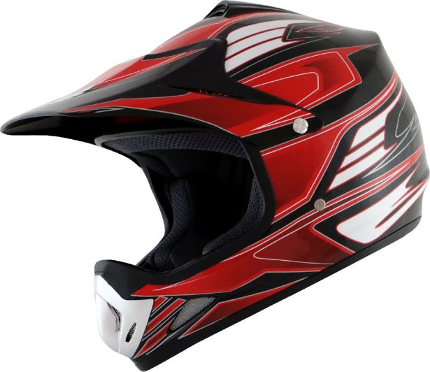 Casque PHX Zone 3 (Tempest, Gloss Red) (Enfant)
