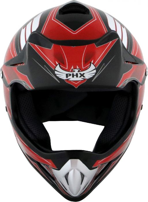 PHX Zone 3 Helmet (Tempest, Gloss Red) (Children)