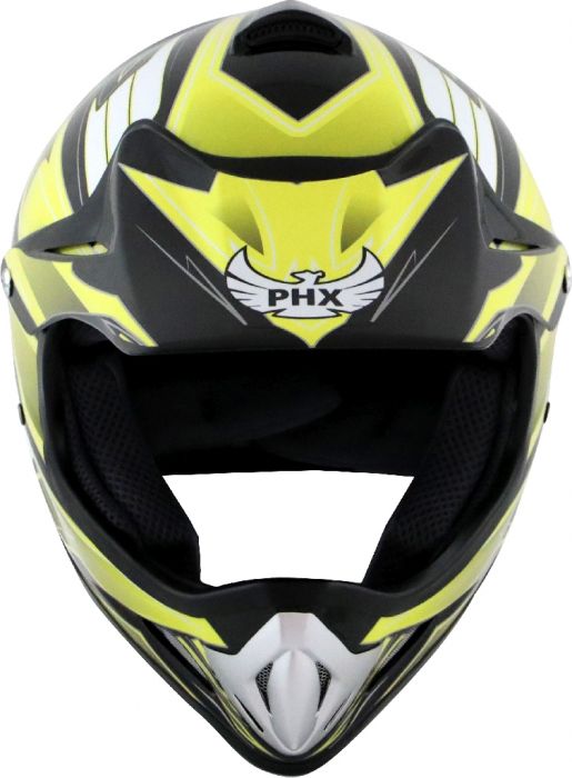 PHX Zone 3 Helmet (Tempest, Gloss Yellow) (Children)