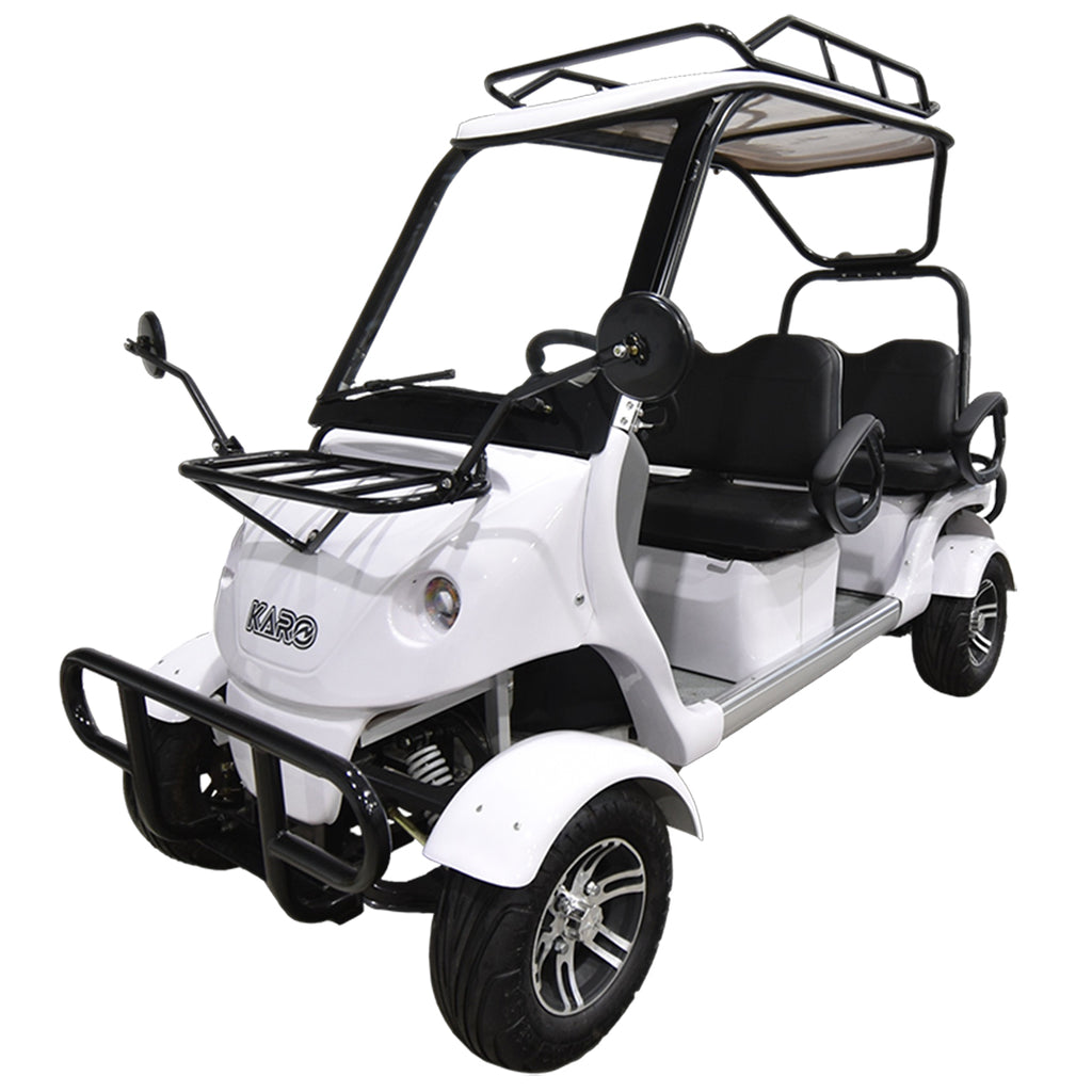 Roadie, Cart de Golf Électrique (60 Volts) (2500 Watts) (80Ah) (4 Places)