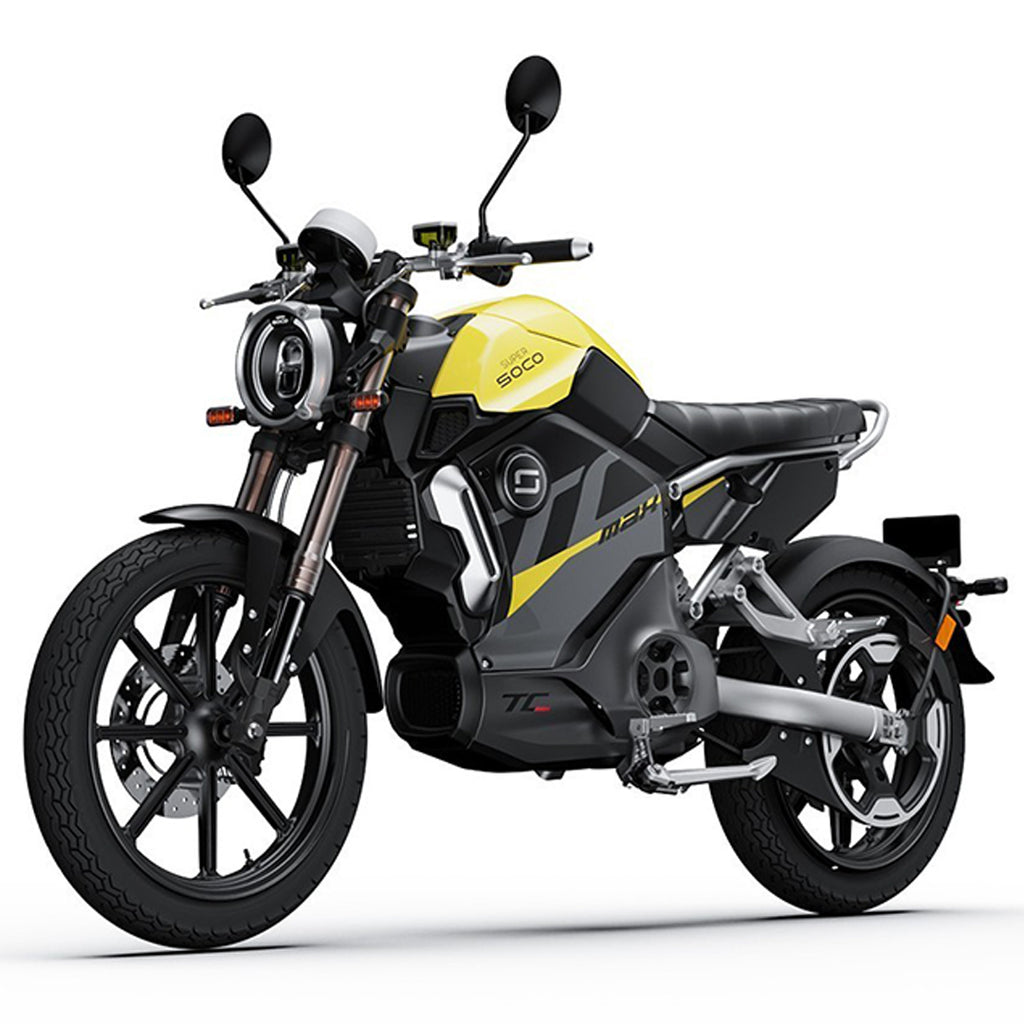 Super Soco, TC Max, Moto Électrique, (72 Volts) (3900 Watts) (45Ah) (2 Places) Immatriculable Scooter