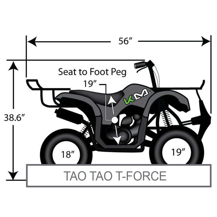 Tao Motors, T-Force, Quad à Essence (4 Temps) (120cc)
