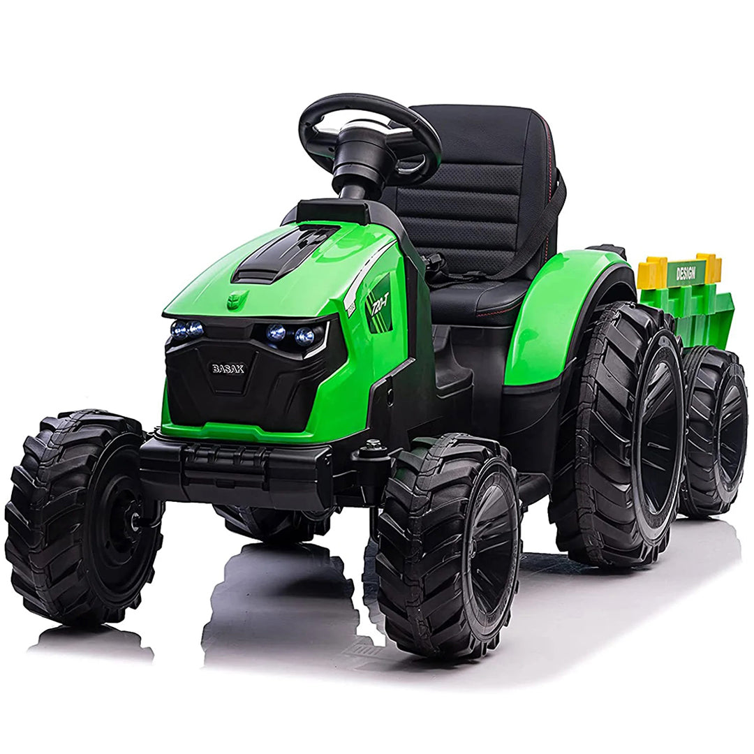 12 volts tracteur electrique pour enfant avec sa remorque