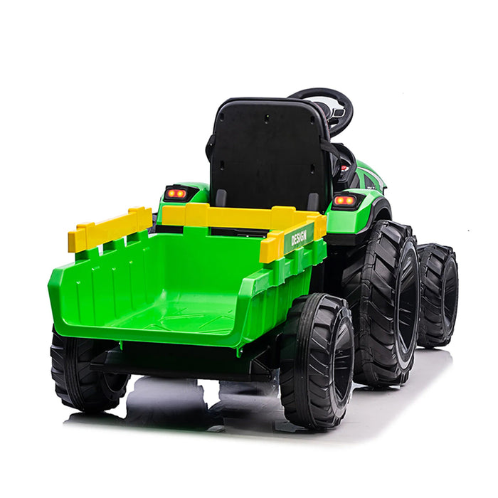 Agricultural Tractor with Tipping Tipper (12 Volts) (1 Place)